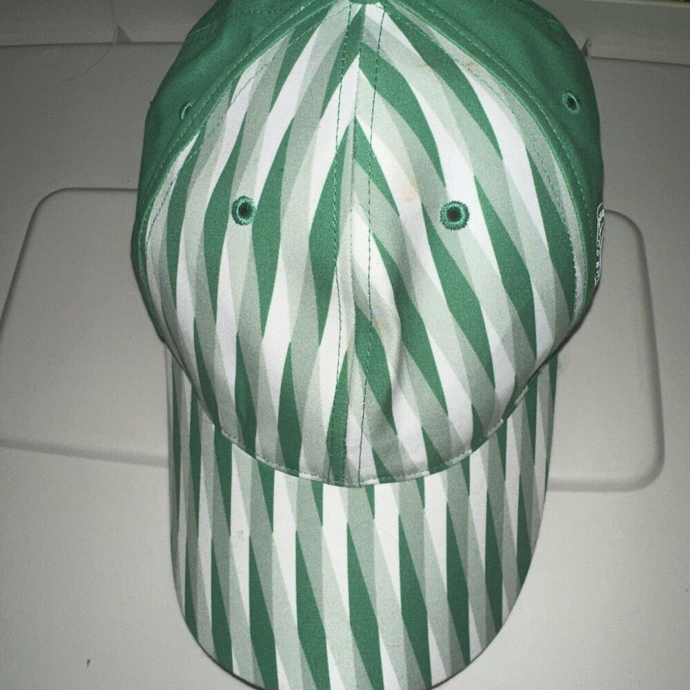 Wimbledon The Championships Tennis Lightweight White & Green Adjustable Hat